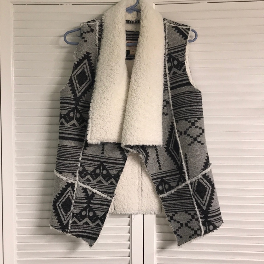 Aztec pattern vest